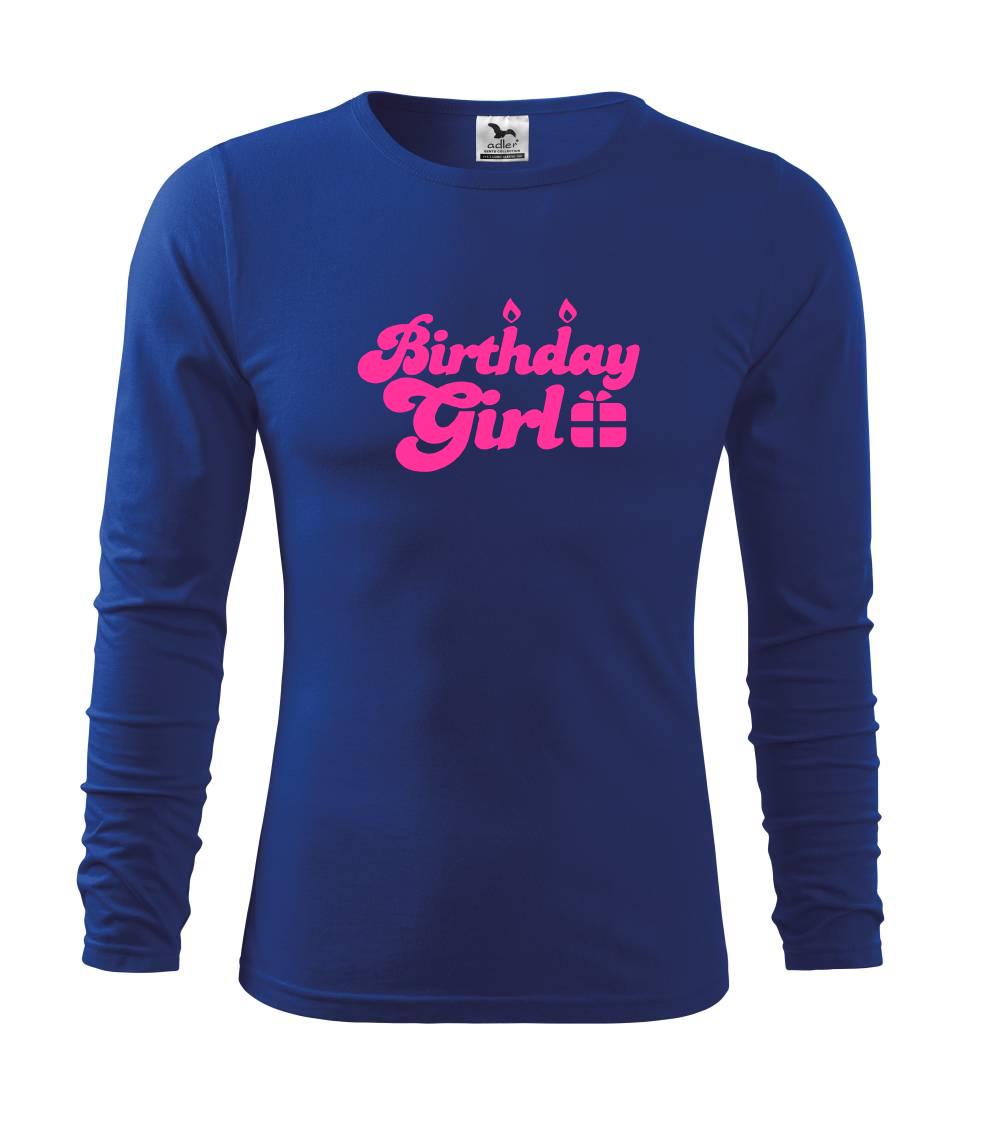 Narodeninové tričká - Birthday girl - Tričko detské Long Sleeve