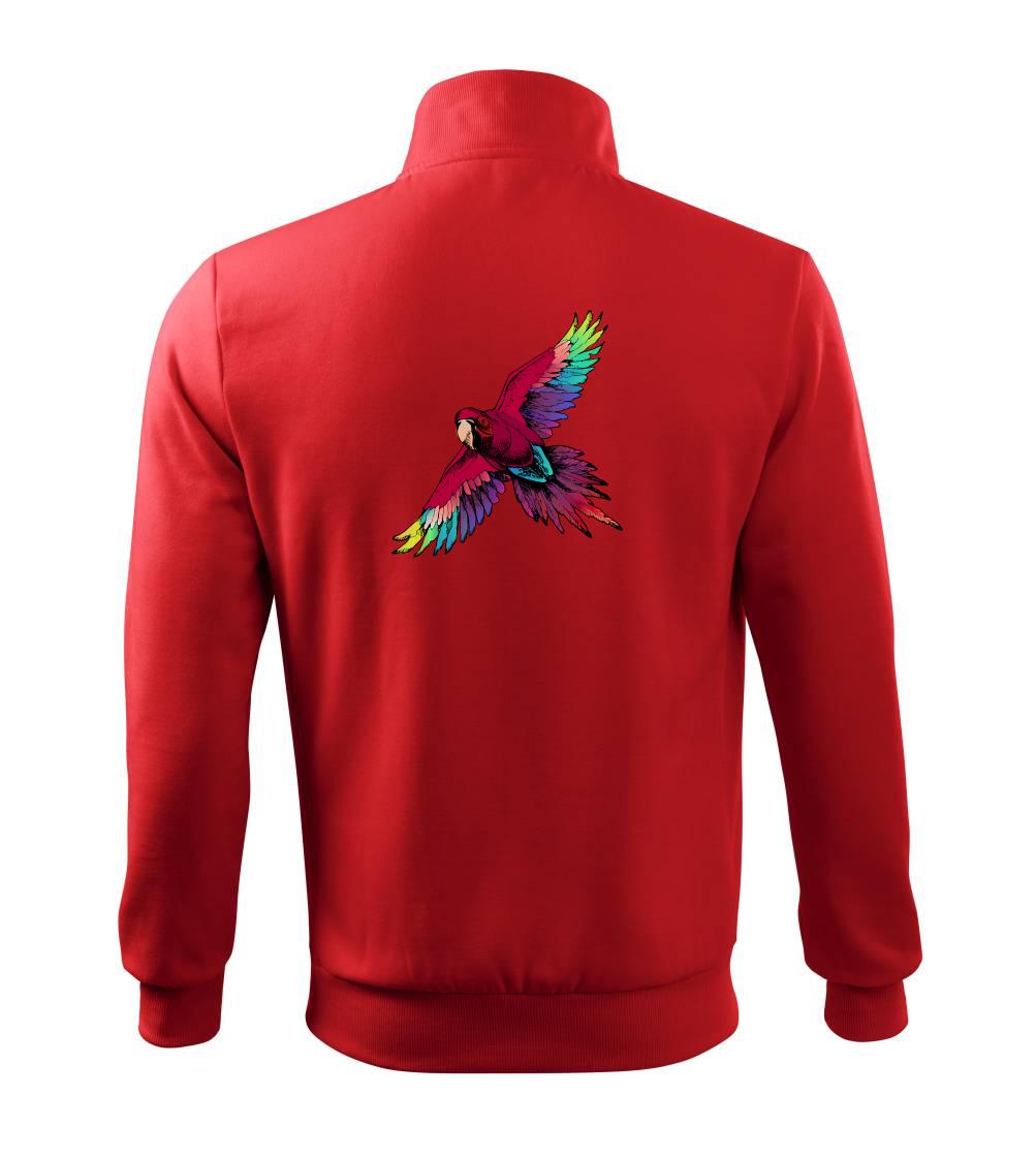 Papagáj kreslený letiaci Papagáj kreslený letiaci