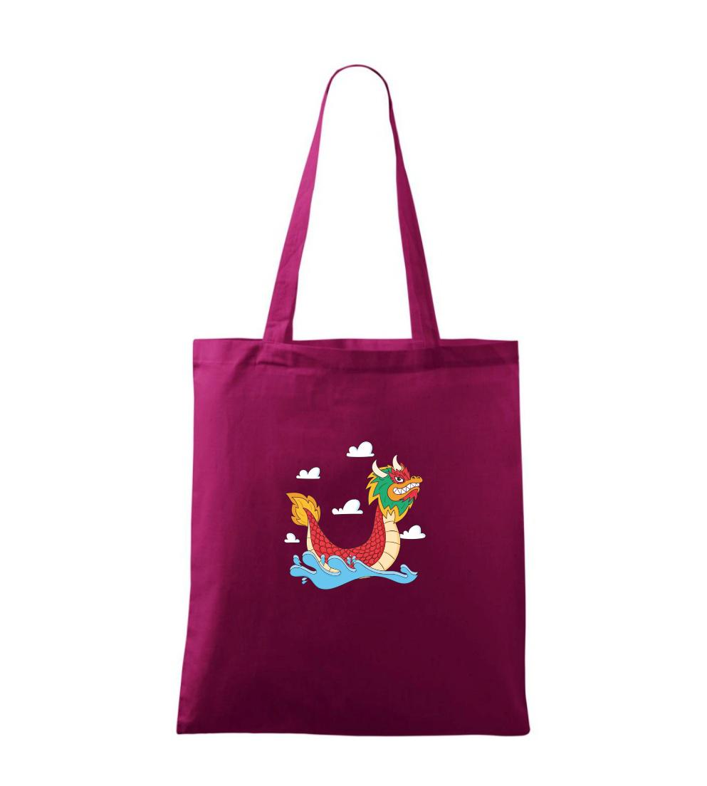 Vodácke tričká - Dračia loď kreslená - Taška bavlnená