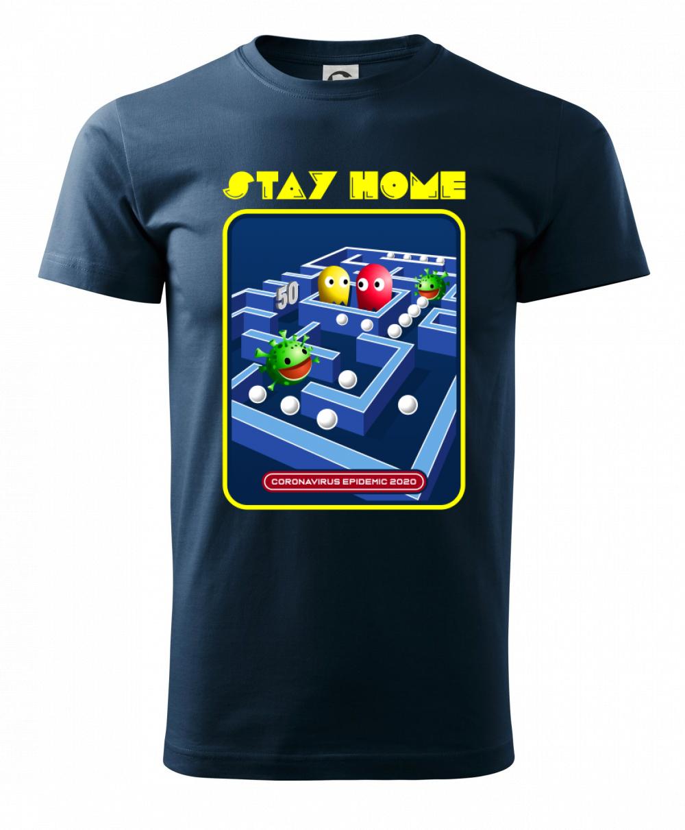 Stay home packman - Tričko extra veľké  (5-8XL)