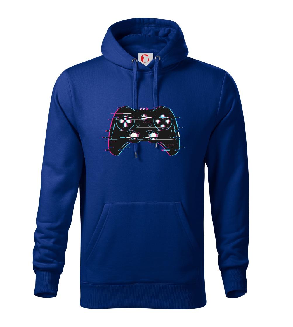 Tričká pre ajťákov - Gamer - gamepad barevný - Mikina pánska Cape s kapucňou