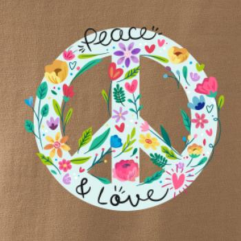 Peace and love symbol Peace and love symbol