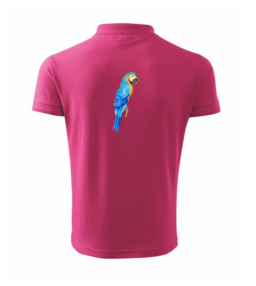 Ara modrá kreslená Ara modrá kreslená