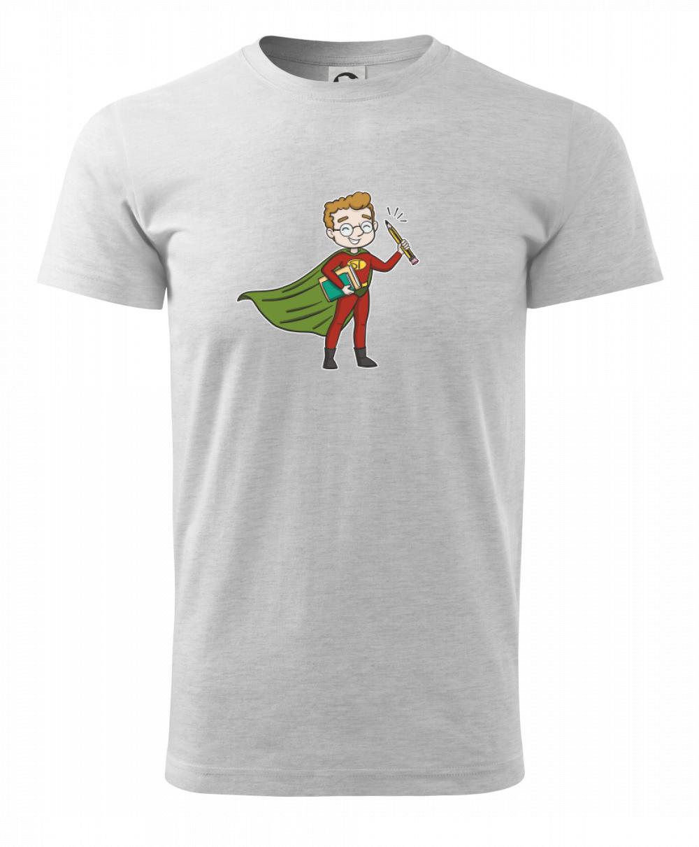 Učiteľské tričká - Super učiteľ - Klasické pánske tričko vyššej gramáže