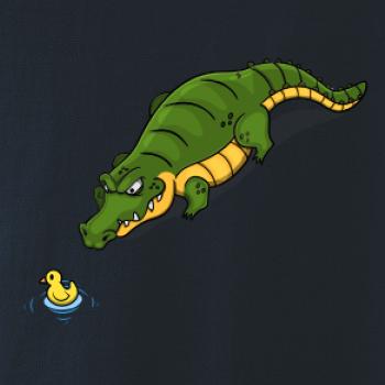 Krokodíl zelený s kačičkou