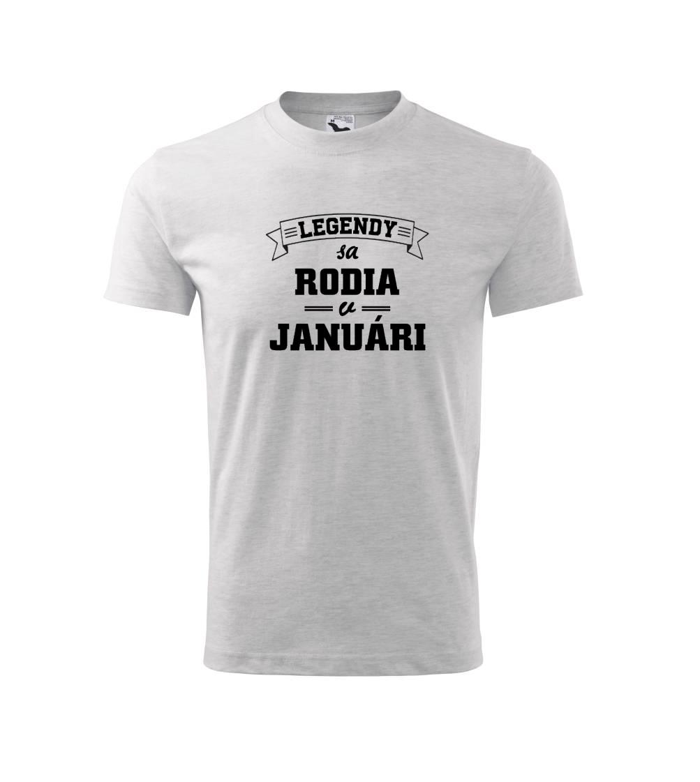 Legendy sa rodia v januári