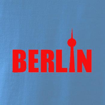 Berlin nápis veža Berliner Fernsehturm Berlin nápis veža Berliner Fernsehturm