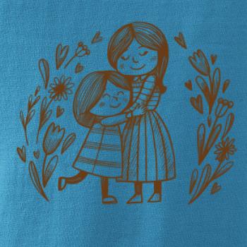 Matka a dcéra v objatí