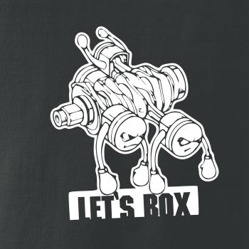 Lets Box nápis