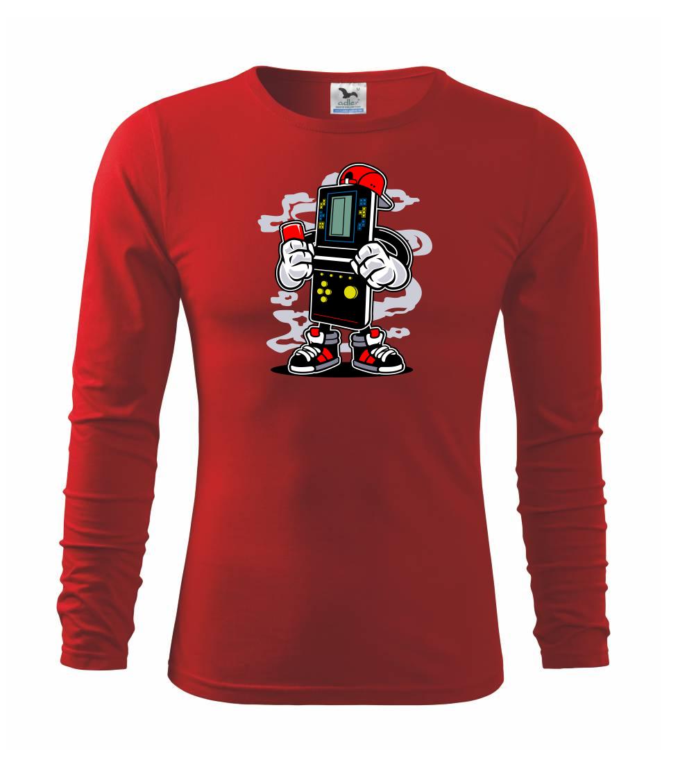 Tričká pre ajťákov - Videohráč - Tričko s dlhým rukávom FIT-T long sleeve