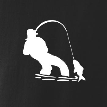 Rybár ťahajúce rybu Rybár ťahajúce rybu