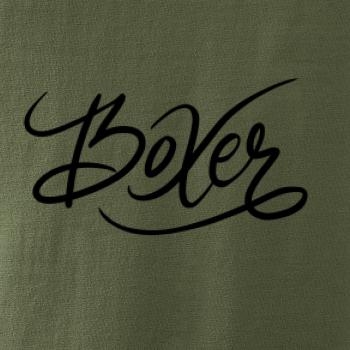 Boxer - nápis okrasný