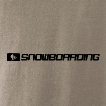 Snowboarding nápis