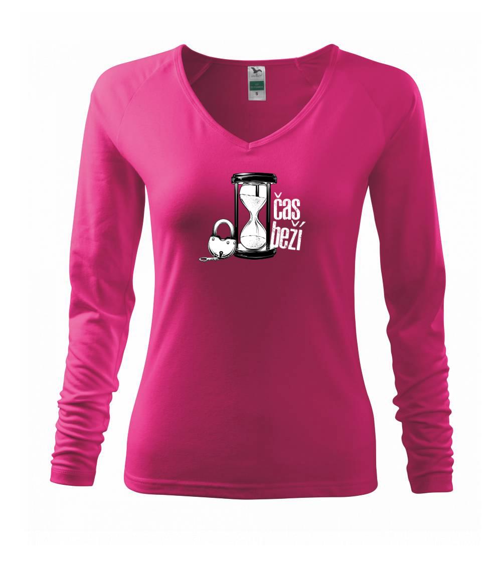 Tričko na únikovú hru - Čas beží SK - Tričko dámske Elegance