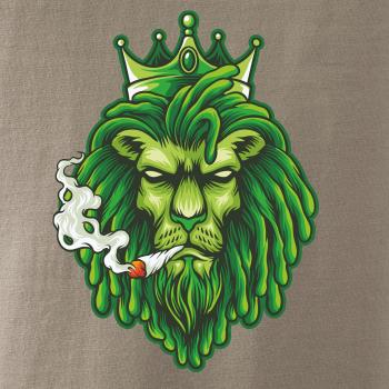 Zhulený lev zelený