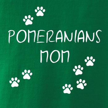 Pomerian mom (Nemecký trpasličí špic)  (Reflexné labky)