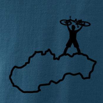 Mapa SK - cyklista na prsiach