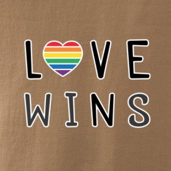 Love wins nápis