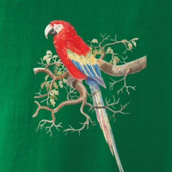 Papagáj  na listnatom strome