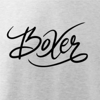 Boxer - nápis okrasný Boxer - nápis okrasný