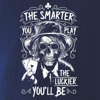 Lucky poker player Lucky poker player