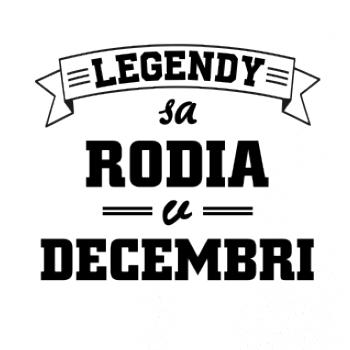 Legendy sa rodia v decembri