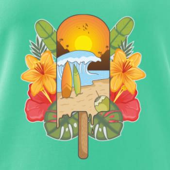 Leto, nanuk, more, pláž