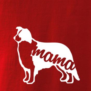 Borderská kólia mama obrys