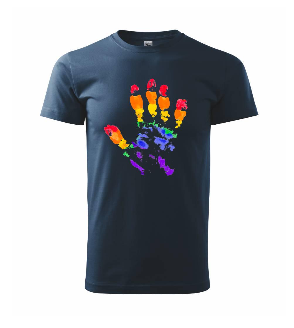 LGBT hand print LGBT hand print
