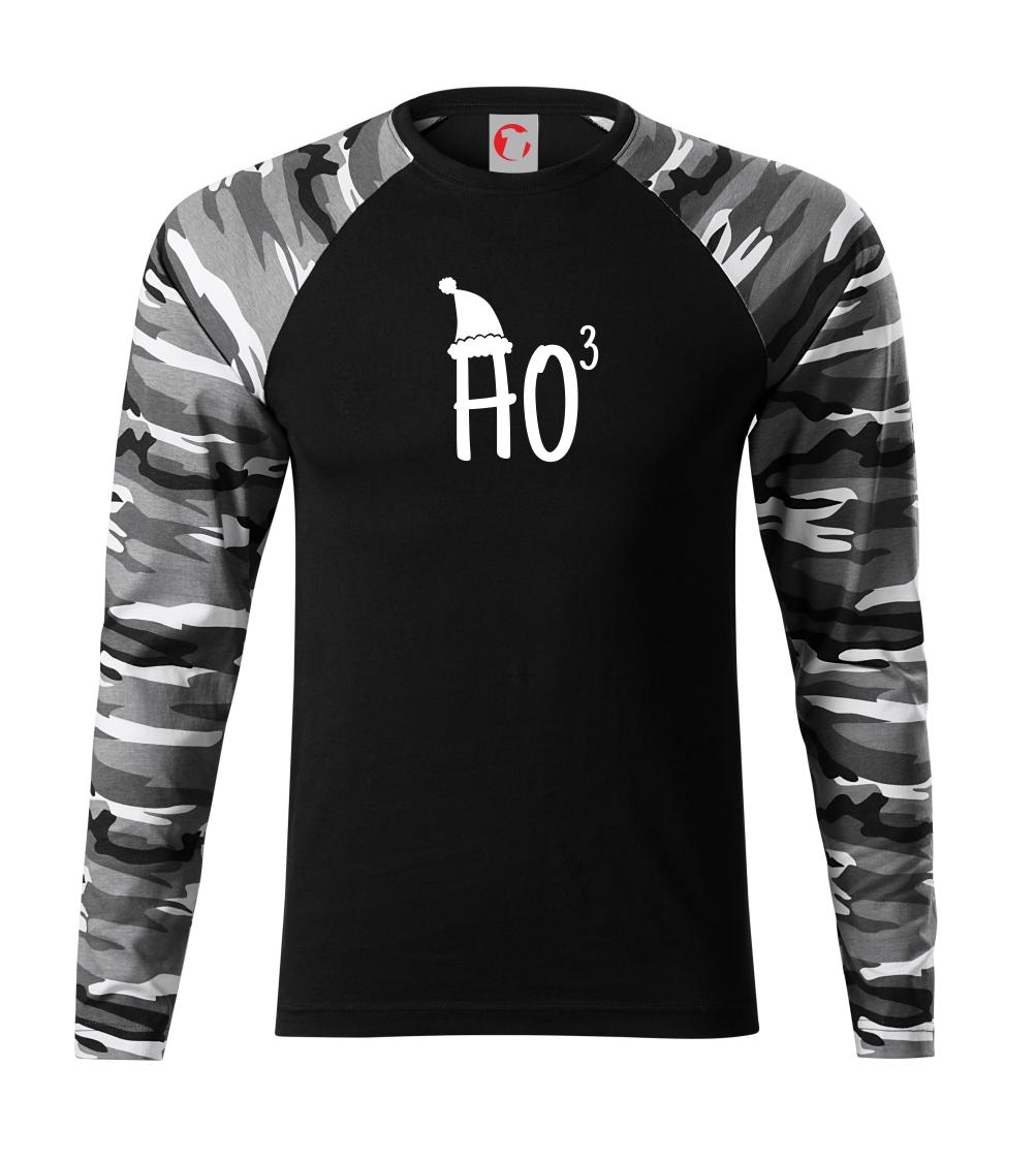 Vianočné tričká - Ho3 - Camouflage LS