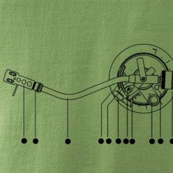 Nákres rameno gramofónu