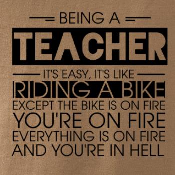 Being a teacher - bike