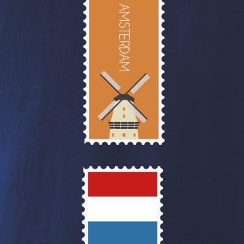 Amsterdam známka farebná