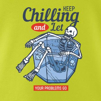 Keep chilling sklenice