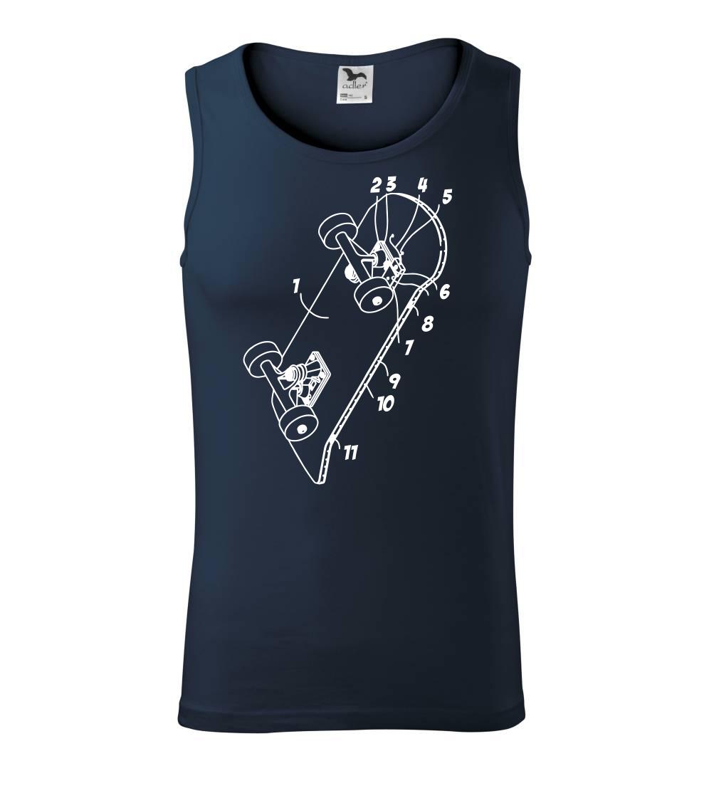 Skateboard nákres dosky Skateboard nákres dosky