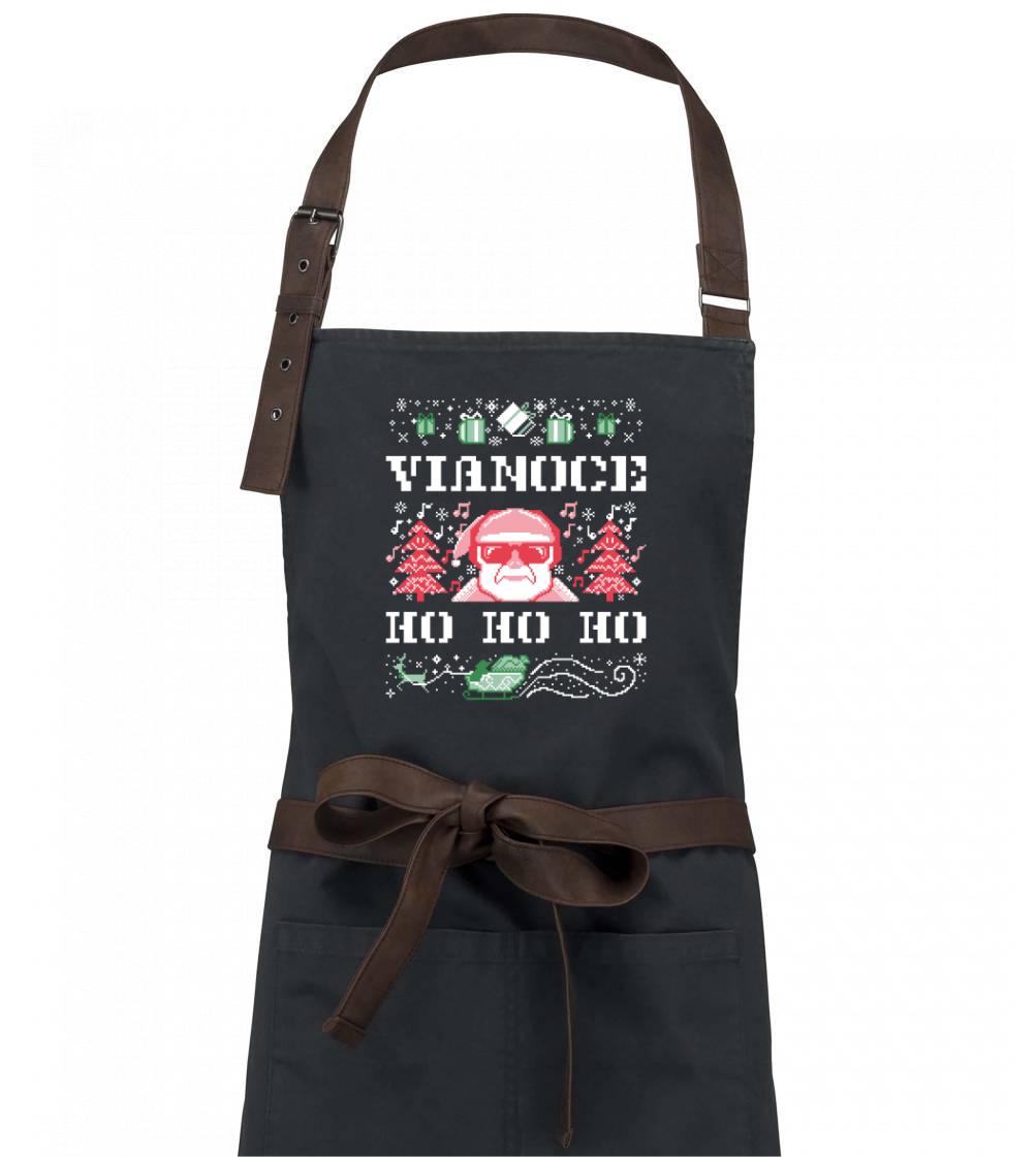 Vianočné tričká - Vianoce ho ho ho - Zástera Vintage