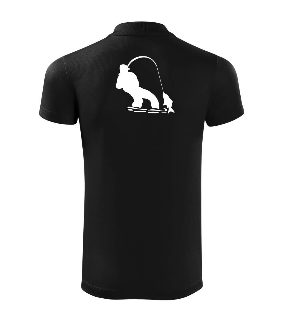 Rybár ťahajúce rybu Rybár ťahajúce rybu