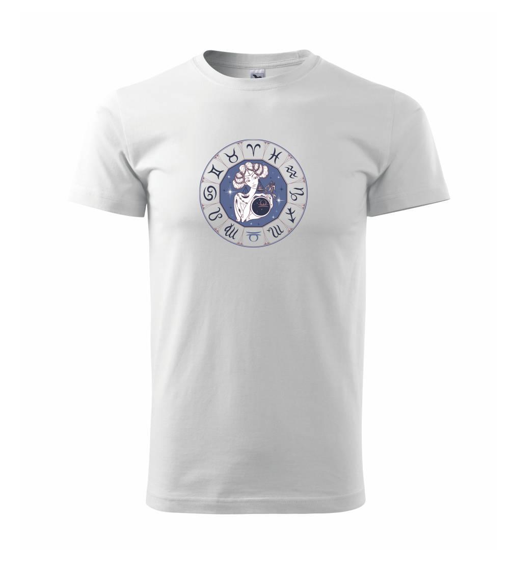 Tričká váhy - Súhvezdie váhy farebné - Tričko extra veľké  (5-8XL)