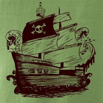 Pirátská loď maľovaná