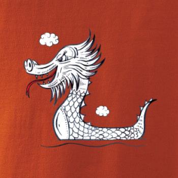 Dračia loď olejomaľba