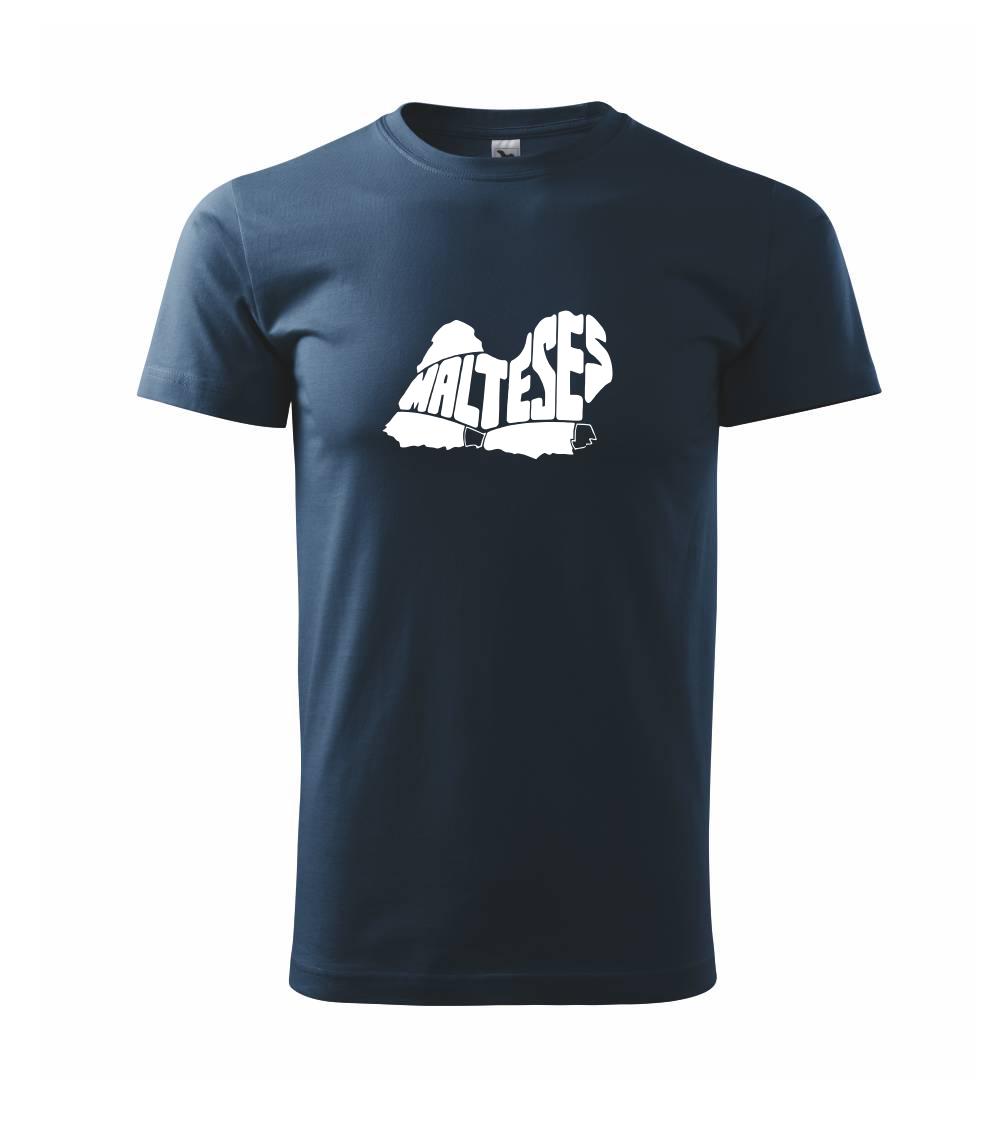 Ostatné psie plemená - Maltézsky psík - Tričko extra veľké  (5-8XL)