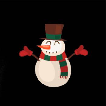 Vianočný snehuliak