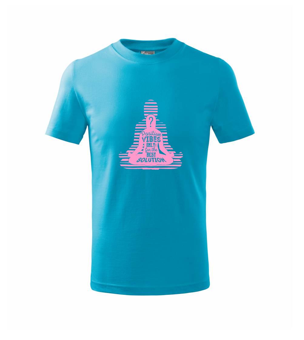 Joga - positive vibes only ružová