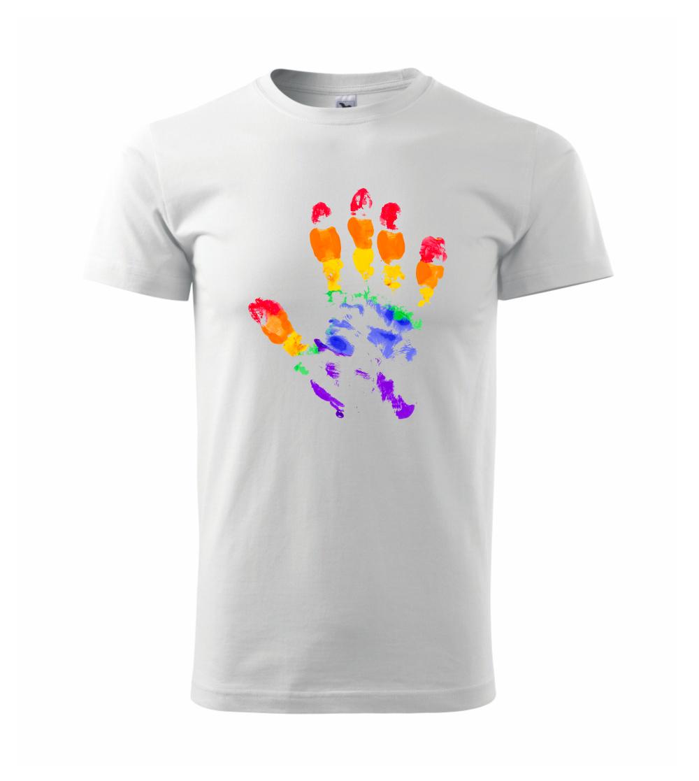 LGBT hand print LGBT hand print