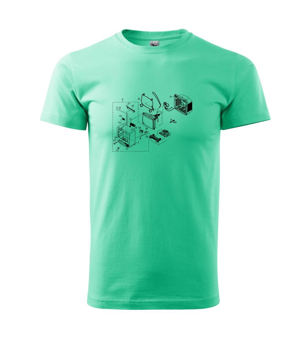 Nákres starý CRT televízor Nákres starý CRT televízor