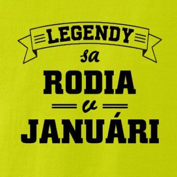 Legendy sa rodia v januári