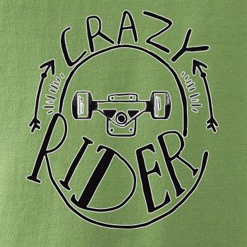 Crazy skateboard rider