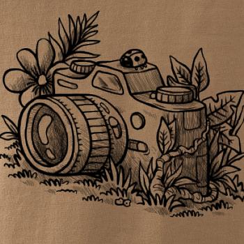 Foťák kreslený lienka Foťák kreslený lienka