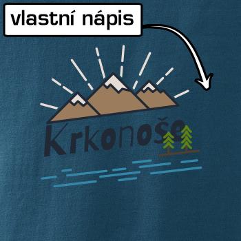 Kreslené hory - vlastné nápis