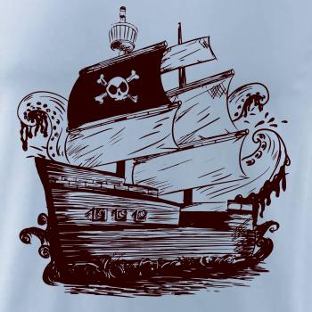 Pirátská loď maľovaná Pirátská loď maľovaná